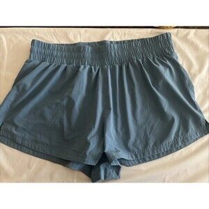 Varley Kallin running Blue Athletic Shorts, Size Large